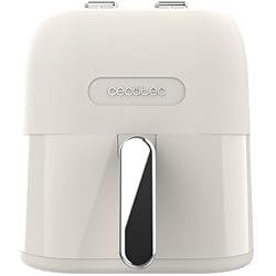 Cecotec Freidora de Aire sin Aceite de 5 L Cecofry Antique 5000. Air Fryer. 1500 W, Digital, Diseño Retro, Tecnología PerfectCook, 80-200ºC, Tiempo Ajustable, Piezas Desmontables