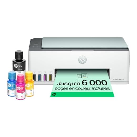 HP Smart Tank 5108 Imprimante Multifonction - Réservoirs d'encre avec jusqu'à 3 Ans d'encre Inclus (Photocopie, Scan, Impression, A4, Smart, AirPrint, WiFi)