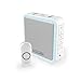Price comparison product image Honeywell Home DC915N Series 9 Portable, Wireless LED Doorbell Chime with Push Button (White)
