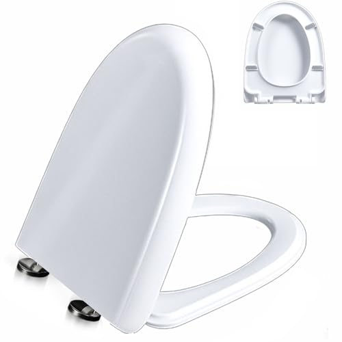 Siège de toilette forme D pour WC suspendu confort maison