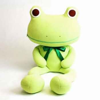 白いカエルのぬいぐるみ もちかえる レモン Lサイズ カエル ぬいぐるみ モリサカ