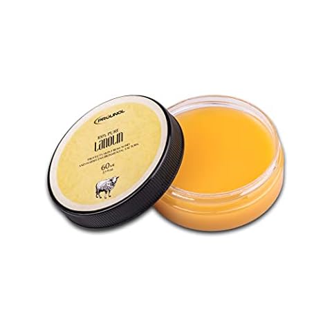 PROUNOL Lanolin Pure (Lanolin Anhydrous) 60ml 100% Natural Cream for Hand and Foot Care jar Cover