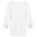 UMIPUBO Mujer Blusa 3/4 Manga Camisas Elegante Camisetas Primavera Verano Cuello en...