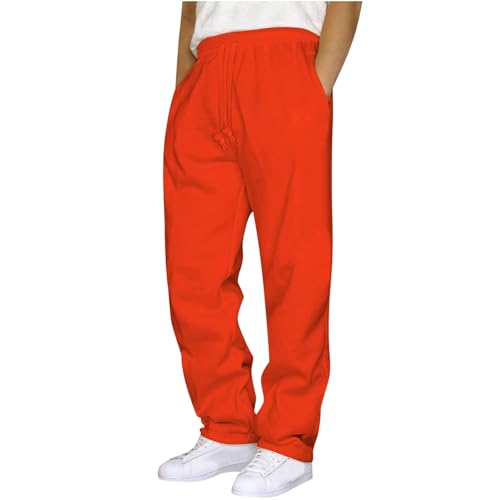 Mens Baggy Wide Leg Sweatpants High Waisted Solid Workout Elastic Waist Joggers 2025 Fall Fashion Sweat Lounge Pants
