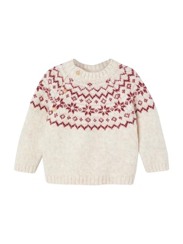 Pull de Noël bébé jacquard pour les photos de fête en famille