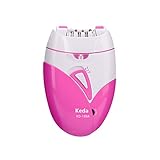 KEDA Hair Epilator Removal for Women - Cordless Women’s Epilator for Legs & Arms, Smooth Glide Hair Remover, Rechargeable Epilators Electric Tweezers - USB Recharge