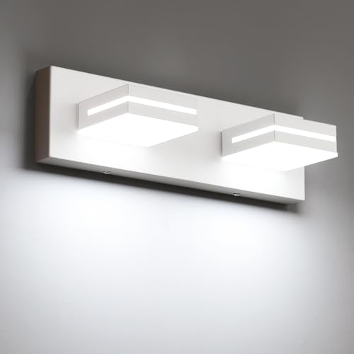 SineRise 2-Light LED Vanity Light, 15.5" Matte White