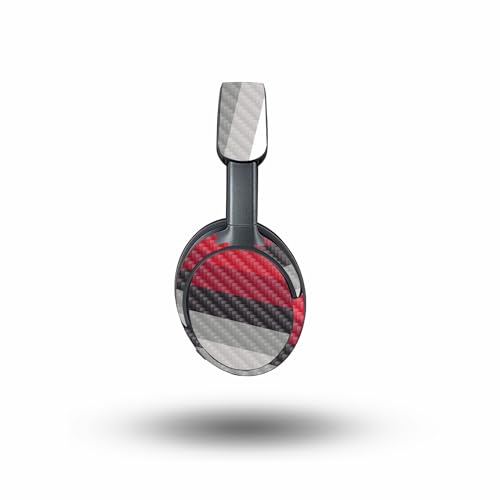 Image of MightySkins Carbon Fiber Skin Compatible with Bose QuietComfort Ultra - Slant Stripes | Protective, Durable Textured Carbon Fiber Finish | Easy to Apply