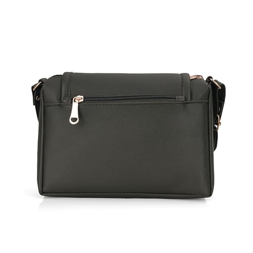 Image of J I ACCESSORIES Women's Stylish Crossbody Sling Bag - Elegant PU Leather Small Shoulder Purse with Adjustable Strap - Casual & Travel Handbag