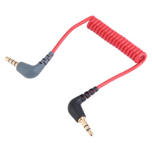 Cable de extensión de audio Jack 3.5mm 0.75m rojo miniatura 1