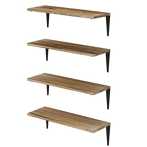 Wallniture Arras 24"x8" Floating Shelves Set of 4