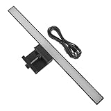 Solution gain de place : se fixe directement sur votre écran, libérant ainsi un espace précieux sur votre bureau tout en fournissant un éclairage uniforme. lampe de bureau led, rétroéclairage d'écran