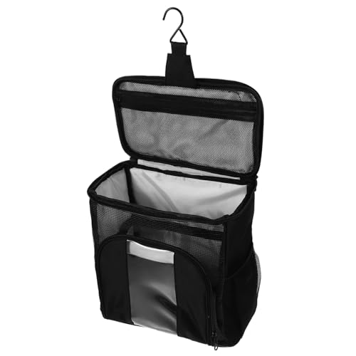 Yardenfun Hanging Toiletry Bag Travel Organizer Large Wash Bag with Handle for Men Women Dorm Essentials Portable Cosmetic Storage