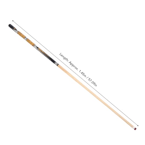 Taco de billar de madera de arce 1.45 m 13 mm punta miniatura 2