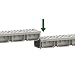 Canaleta desague con rejilla de plastico Spark 2 color Gris Kit 5...