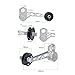 FytStycale Folding Bike Chain Tensioner for Cycling Adventures, Silver