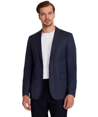 Paleto Texturizado Super Slim Azul - 46