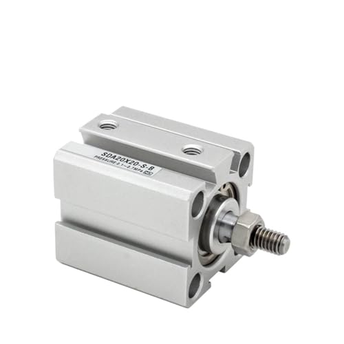 Vérin pneumatique double effet SDA25-B compact à filetage mâle - 2