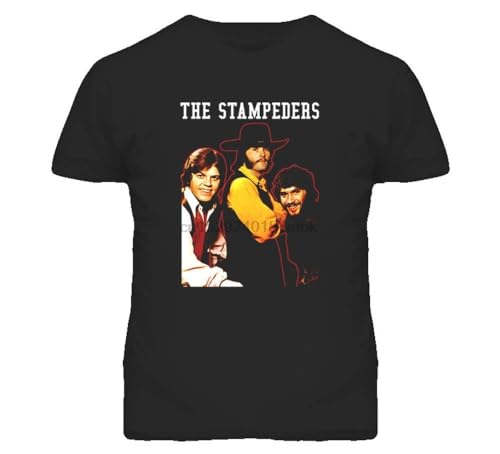 Photo de drtuERTTR Canadian-Rock-70s-Band-Icons-The-Stampeders-T-Shirt