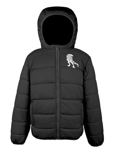MyFav Boys' Lightweight Winter Puffer Jacket Water-Resistant Hooded Coat Warm Windproof Outerwear