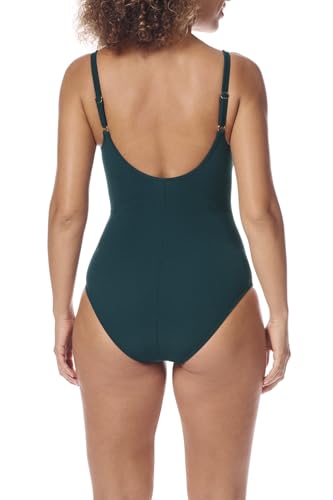 Amoena Womens Chile One Piece Swimsuit Green2