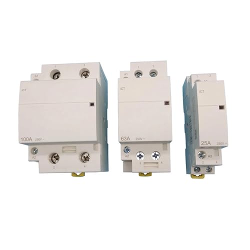 Contacteur modulaire 40A 4P rail DIN pour tableau electrique monophase - 3