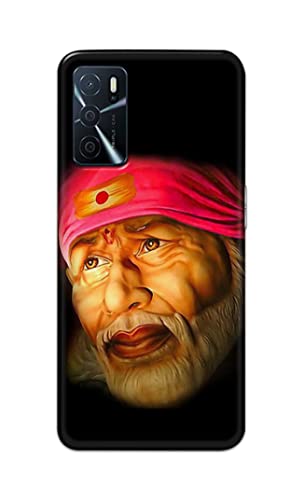 Image of PRINTFIDAA Sai Baba Lord Shiridi Great God Hinduism Religious Hard Back Cover for Oppo A16 / Oppo A16s / Oppo A55 5G / Oppo A53s 5G Back Cover -(P6) KAT1002