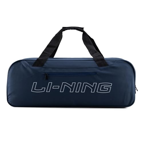 Image of Li-Ning ABDU443-4 Monarch Badminton Racket Kit Bag, Navy - Spacious Compartment Racket Bag for Players, Lightweight & Durable Sports Gear Storage