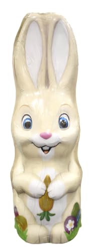 Palmer Hollow Basket Bunny, Milk Chocolate Easter Bunny, 6 oz Hollow Chocolate Candy, Perfect for Easter Baskets, Egg Hunts, Parties & Holiday Treats