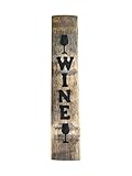 Reclaimed Bourbon Barrel Stave Wine Sign