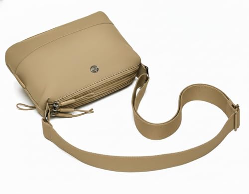 Image of WildHorn Nylon Sling Bag for Women | Lightweight Crossbody Shoulder Bag | 3 Zipper Pockets | Adjustable Strap | Travel, Office & Daily Use