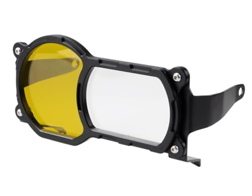 Couverture phare pour R1250GS moto avec grille en acier antichoc noire 2020-2024