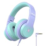 iClever – iClever HS19S Kopfhörer Kinder mit 3,5 mm Kabel für Schule/T