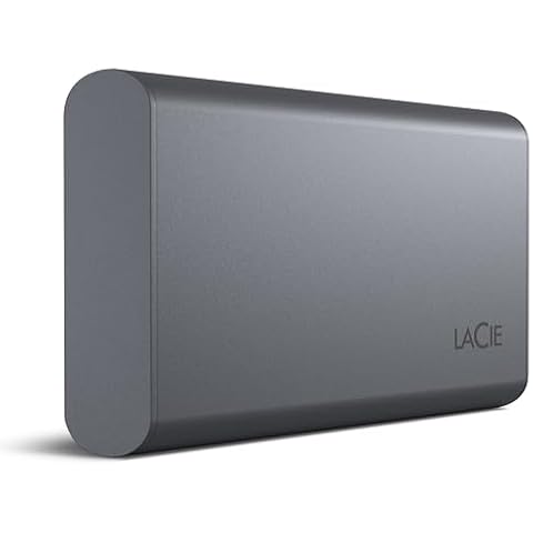 LaCie Mobile SSD 2TB External Solid State Drive SSD Portable – USB-C USB 3.2 Gen 2, Up to 1050 MB/s, Works with Mac, PC, and iPad (STKH2000800) (Renewed) Cover
