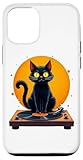 Vintage Vinyl Cat Halloween Vibe