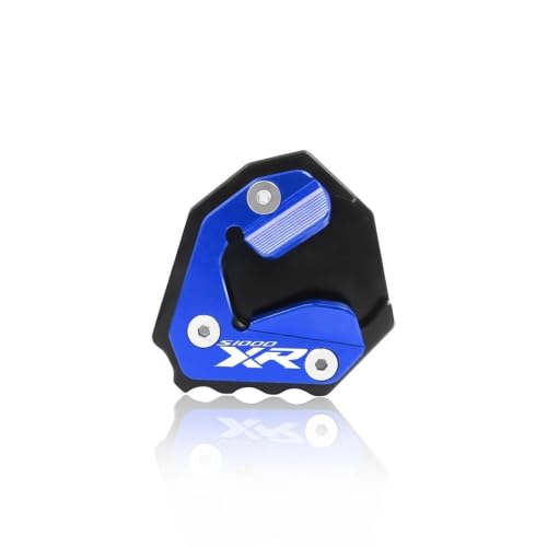 Extension de béquille moto BMW S1000XR 2020-2023 plaque élargisseur bleue