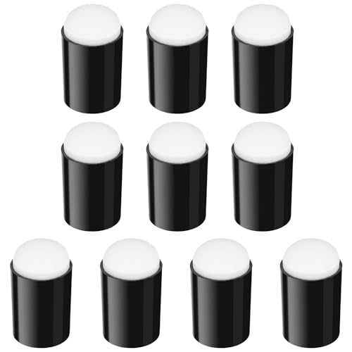 Ymapinc 10Pcs Craft Finger Sponge Daubers for Painting, Finger Paint Daubers Makeup Sponge Ink Dauber for Card Making, Painting, Stamping, Ink Blending Brushes