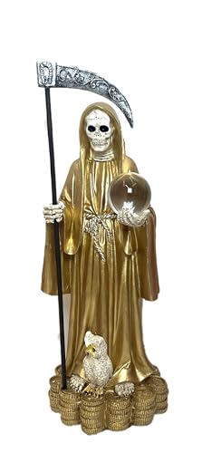Santa Muerte Estatua con Guadaña 33 cm Busto