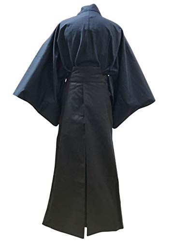 Edoten Japanese Samurai Hakama Uniform NV-BK M2