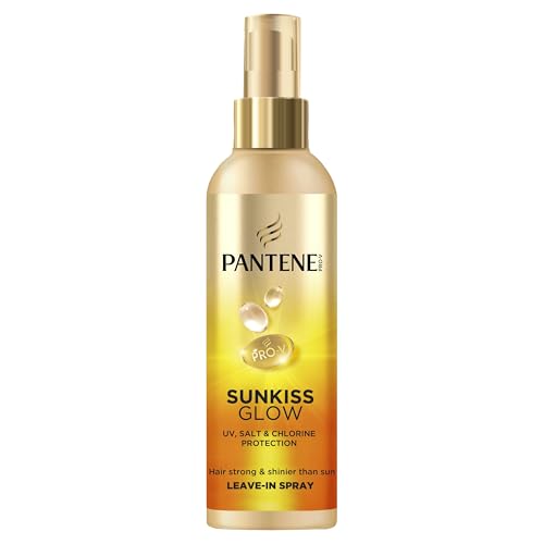 Pantene Pro-V Sunkiss Glow Hair Spray 200ml. Helps Protect Against UVA UVB Salt and Chlorine Lightweight Nourishing and Detangling Spray for Strong and Shiny Hair