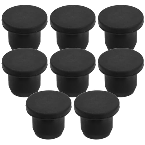 Cabilock 8Pcs Leak Rubber Stoppers for Vials Test Tubes Lab Seal Corks for Chemical Bottles and Versatile Plug for Laboratory Use