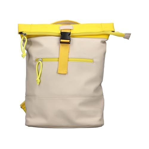 Sac à dos Rieker H1607 beige pour femme taille S au design élégant et compact