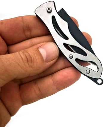 Valkyrie 2019 Zebra Katlanabilir Outdoor Kamp Çakısı Gümüş - Görsel 5