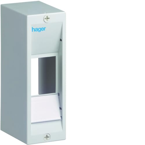 coffret cache borne - 2 modules - hager gd102a