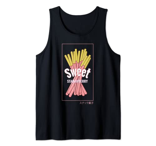 Japonés Snacks Anime | Japón Snacks | Cultura Pop Japonesa Camiseta sin Mangas