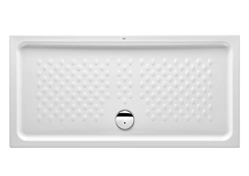 Roca,Italia,Plato de ducha de porcelana rectangular,Blanco,1400mm x 700mm x 80mm,A3740HG000