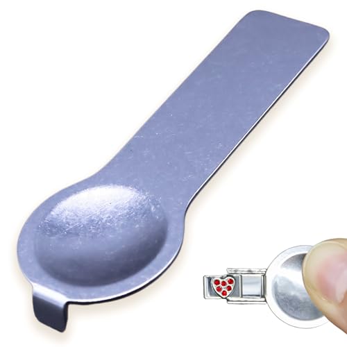 Fablinks Italian Charm Bracelet Tool, Stainless Steel Charms Opening Tools, Easy Opener Compatible with Standard 9mm Link Bracelets