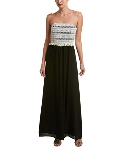 Ella Moss Lilita Raffia Maxi Dress, Black, Small #TOP25