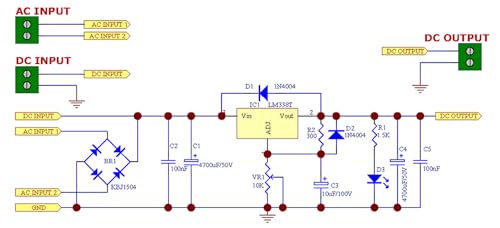 Régulateur de tension Electronics-Salon pour atelier de bricolage