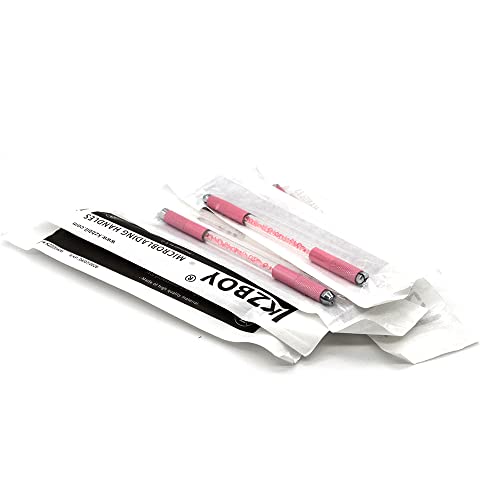 10-KZBOY-Pink-Microblading-Handles-Double-Ends-with-Lot-and-Expiration-Date-Pink